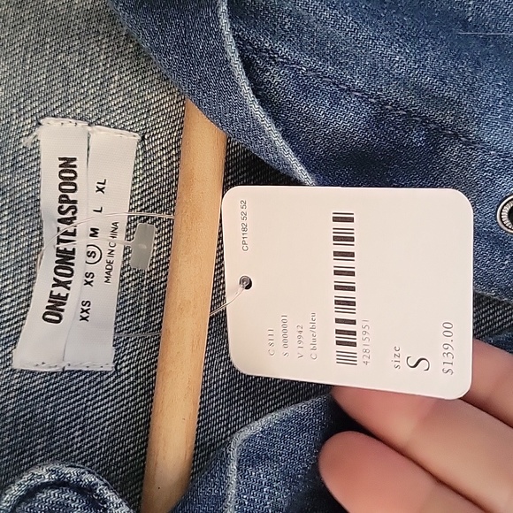 One teaspoon Free People Bell sleeve denim button down - Picture 9 of 9